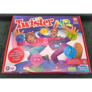 Twister Air AR App Play w/ Wrist & Ankle Bands, Ages 8+ NIB Hasbro Games